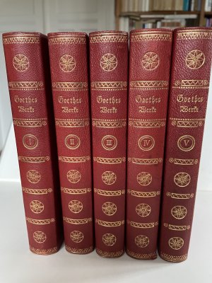 Goethes Werke in sechs Haupt-und vier“ – Bücher gebraucht